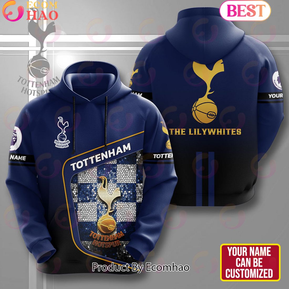 Personalized Tottenham Hotspur 3D Apparels