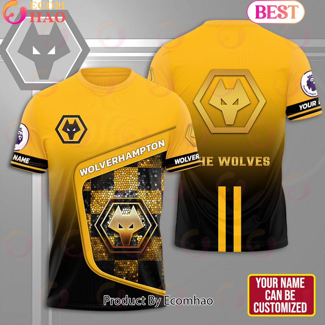 Personalized Wolverhampton 3D Apparels