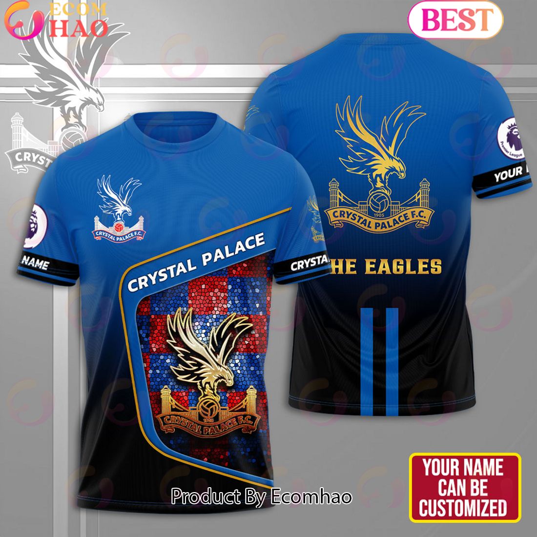 Personalized Crystal Palace 3D Apparels