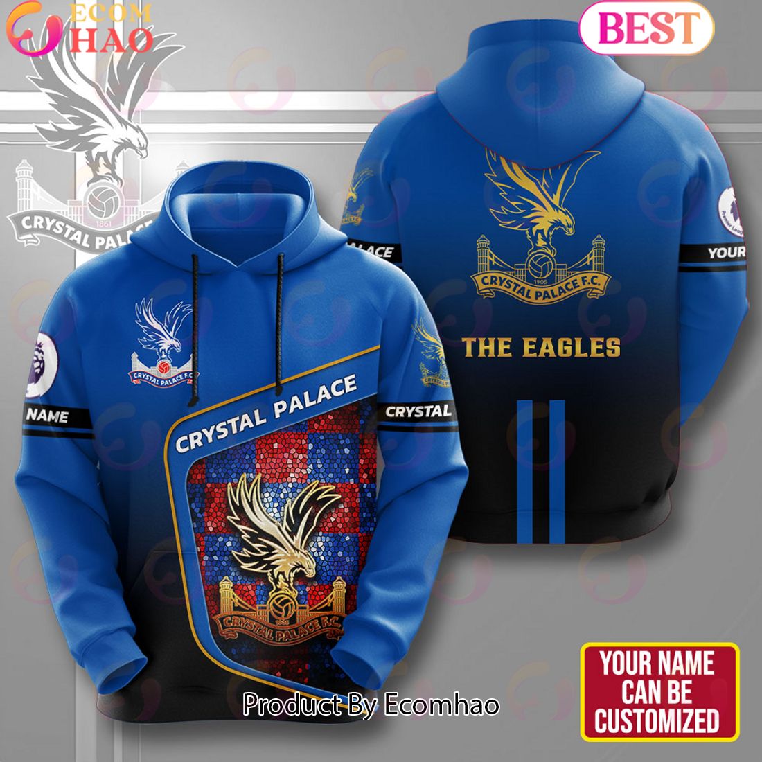 Personalized Crystal Palace 3D Apparels