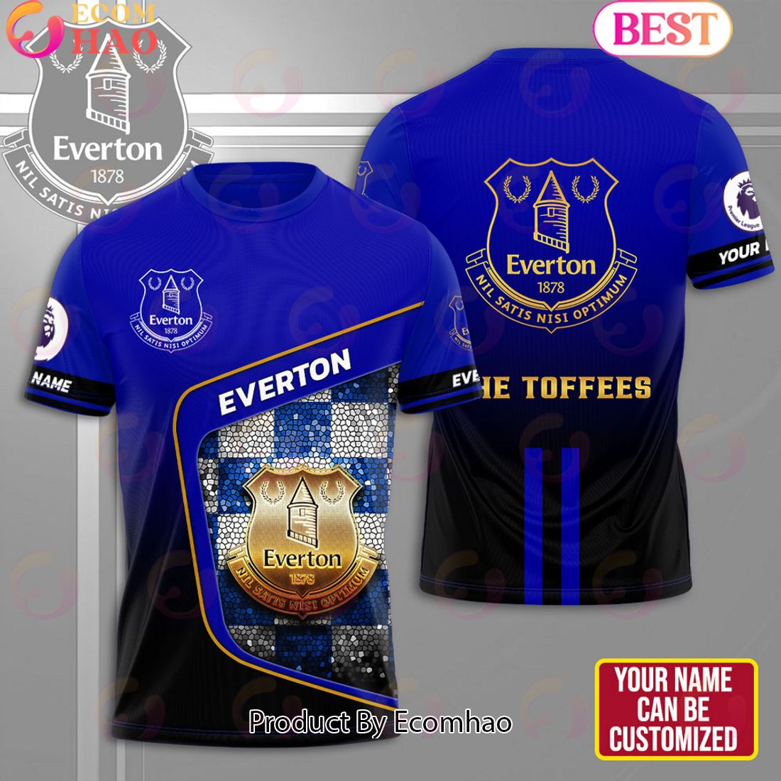 Personalized Everton 3D Apparels