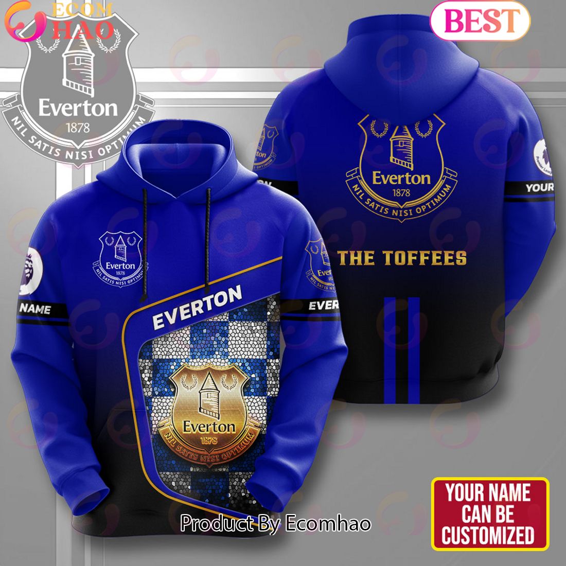 Personalized Everton 3D Apparels