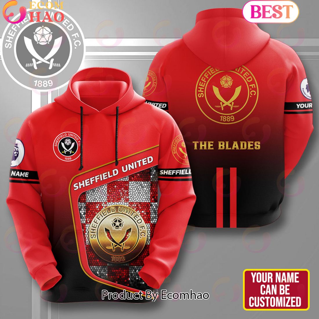 Personalized Sheffield United 3D Apparels