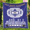 Atlanta Falcons NFL Football Legend Skyline Quilt Blanket