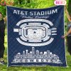 Cleveland Browns NFL Football Legend Skyline Quilt Blanket