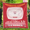 Jacksonville Jaguars NFL Football Legend Skyline Quilt Blanket