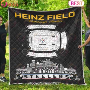 Pittsburgh Steelers NFL Football Legend Skyline Quilt Blanket Pittsburgh Steelers NFL Football Legend Skyline Quilt Blanket