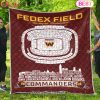 New England Patriots NFL Football Legend Skyline Quilt Blanket