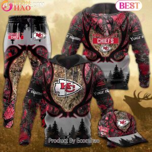 Kansas City Chiefs NFL Hunting Camo 3D Combo Hoodie, Longpants, Cap Kansas City Chiefs NFL Hunting Camo 3D Combo Hoodie, Longpants, Cap
