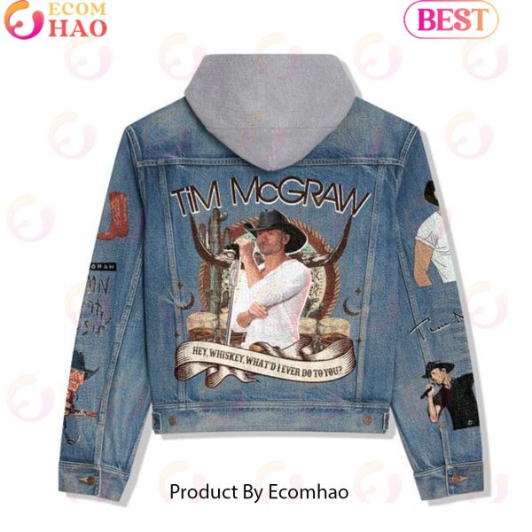 Tim McGraw – Hey Whiskey Hooded Denim Jacket