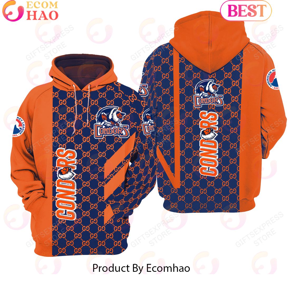 AHL Bakersfield Condors Luxury Style Hoodie