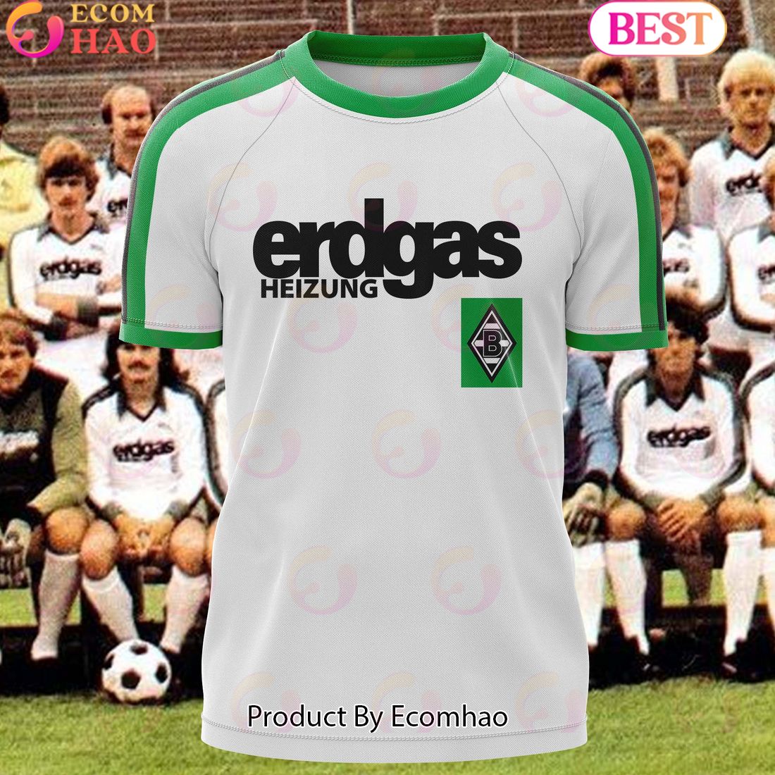 Borussia Monchengladbach 1978 – 1979 Retro Shirt