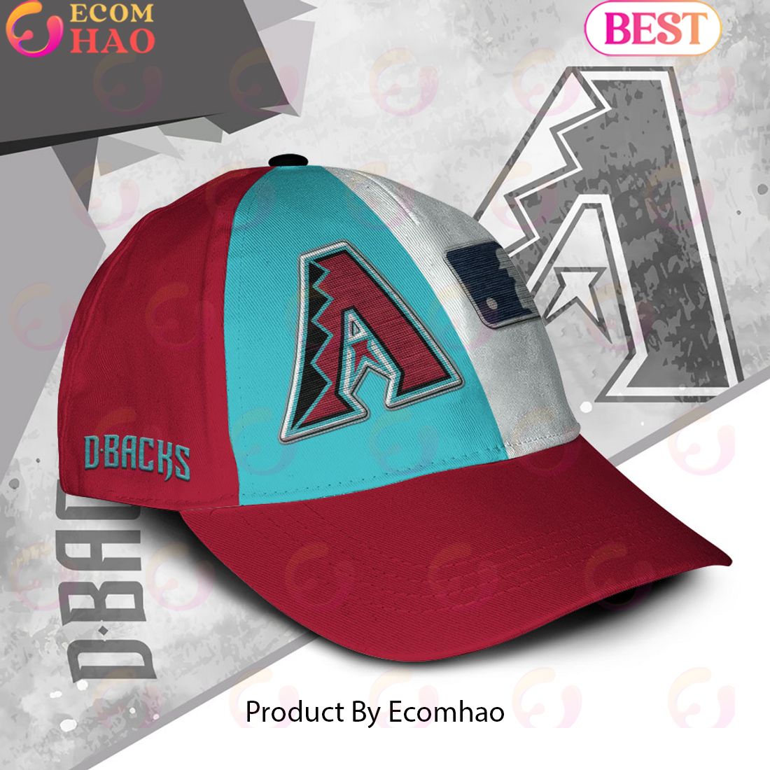 MLB Arizona Diamondbacks Custom Name Embroidery Cap