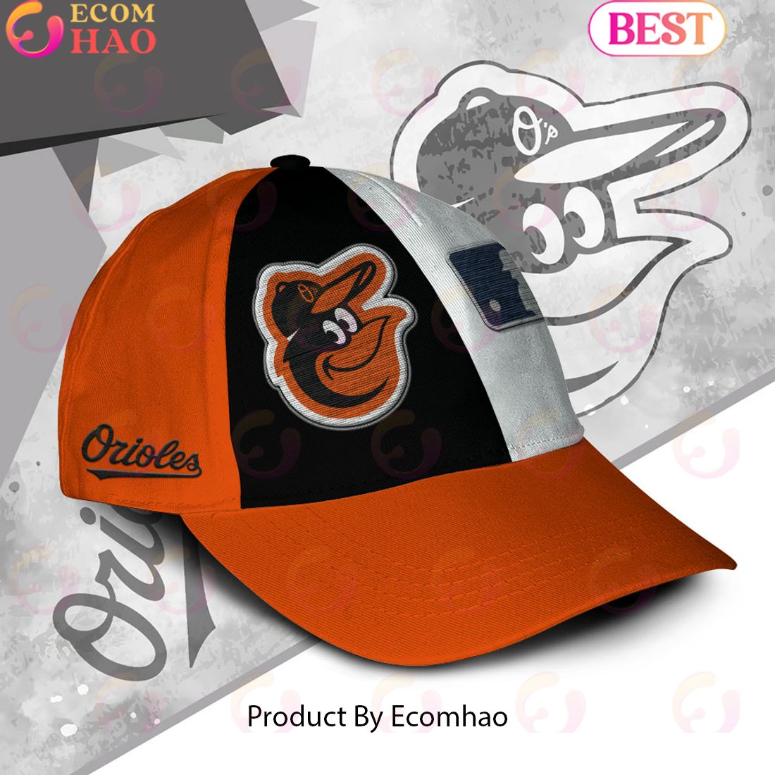 MLB Baltimore Orioles Custom Name Embroidery Cap