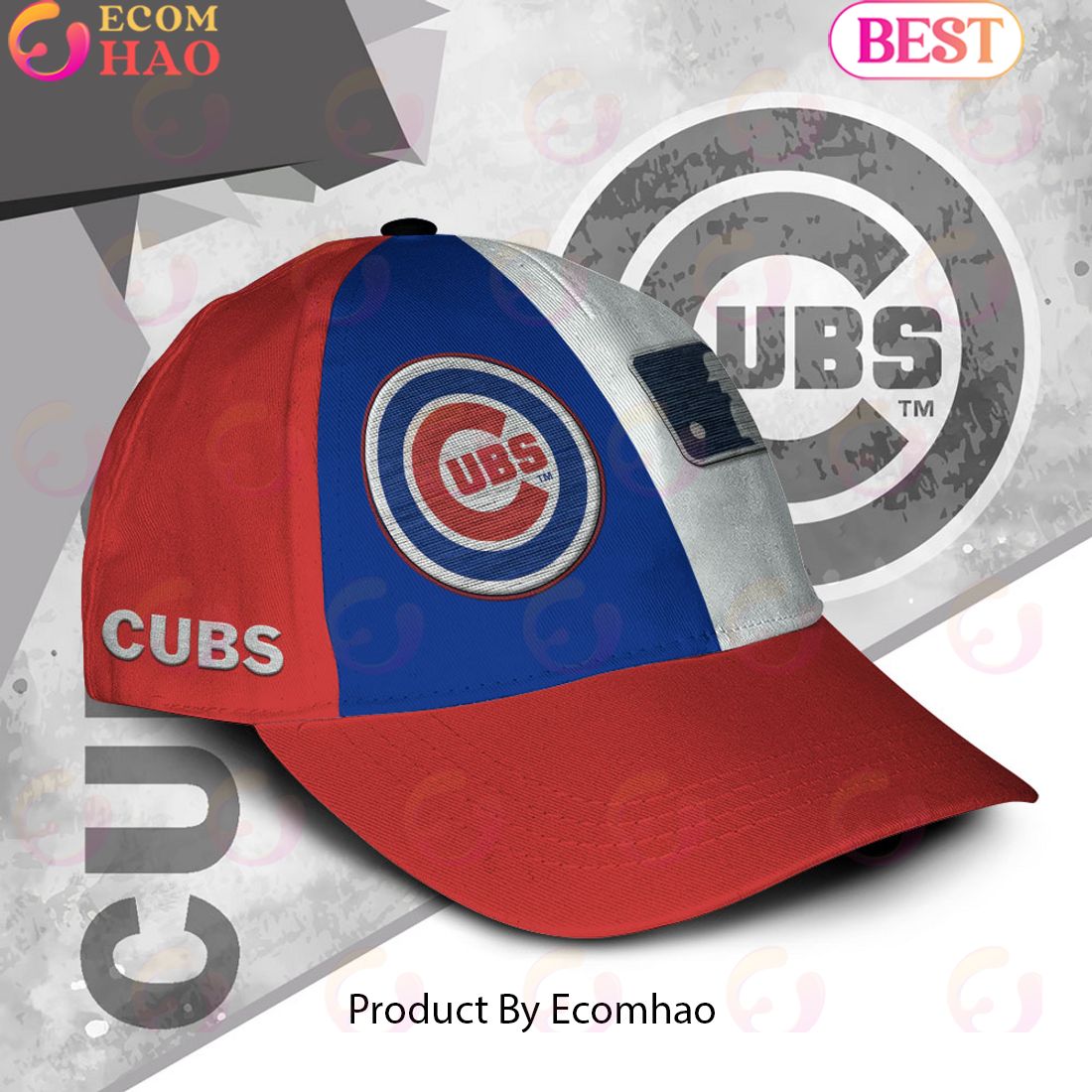 MLB Chicago Cubs Custom Name Embroidery Cap