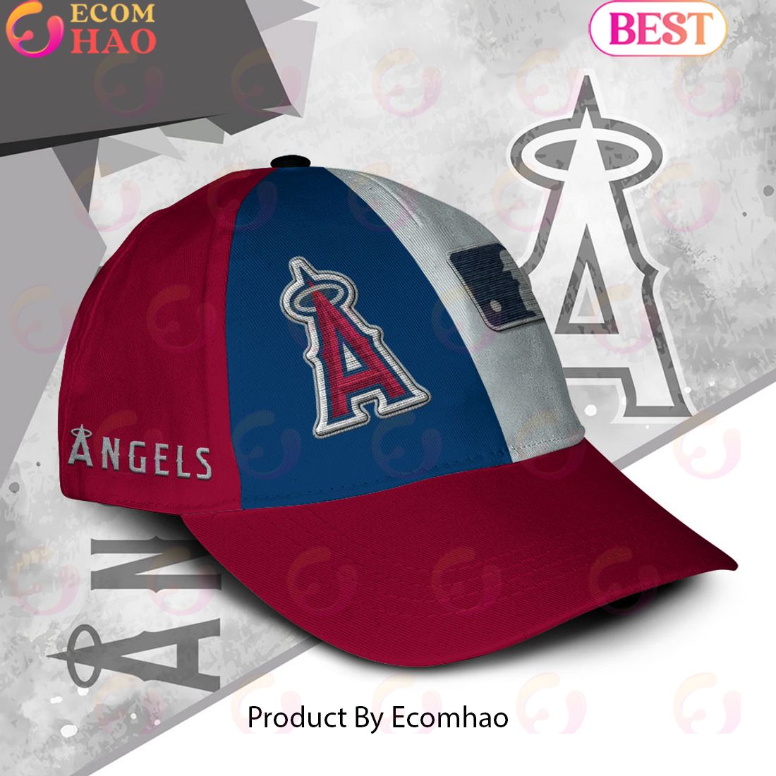 MLB Los Angeles Angels Custom Name Embroidery Cap