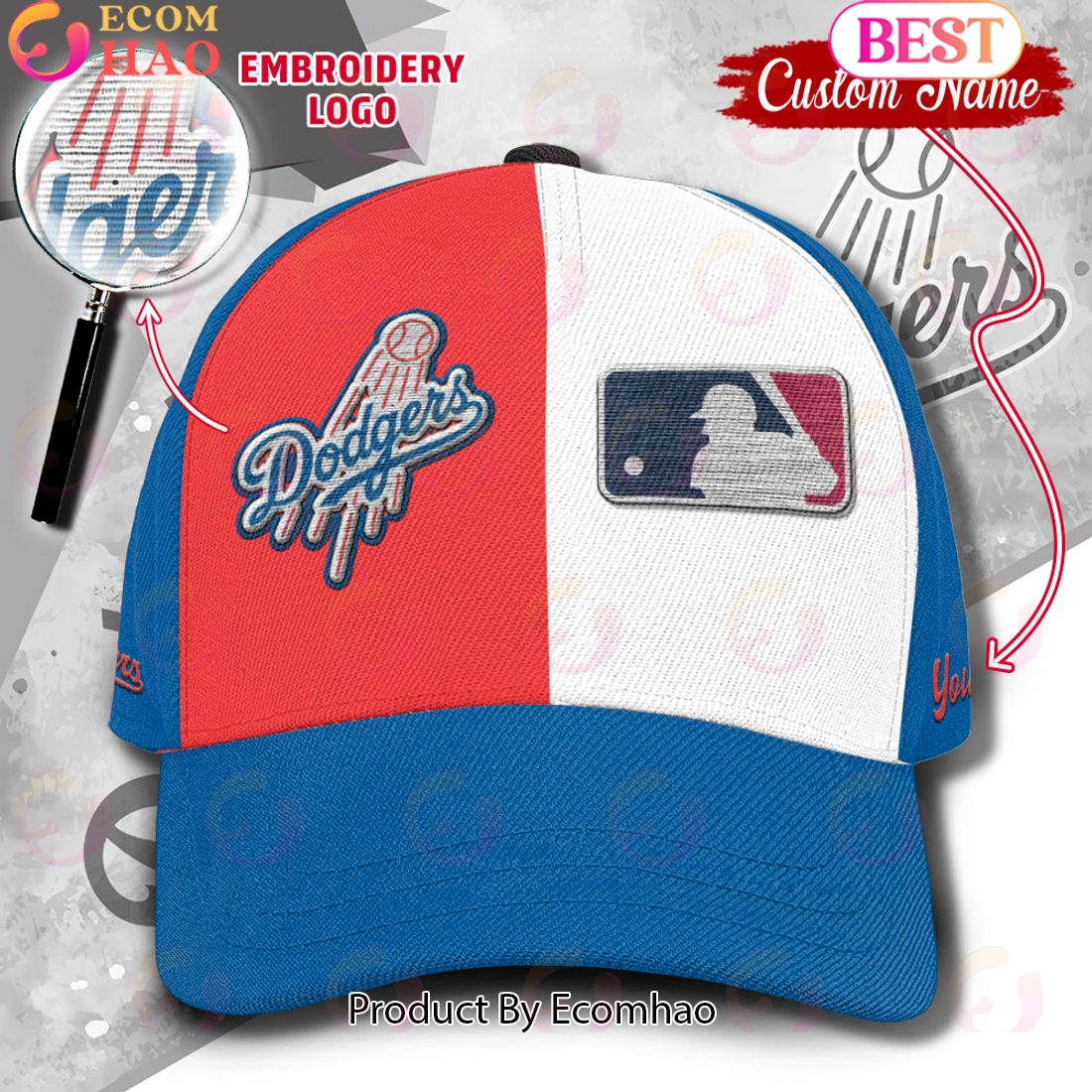 MLB Los Angeles Angels Custom Name Embroidery Cap