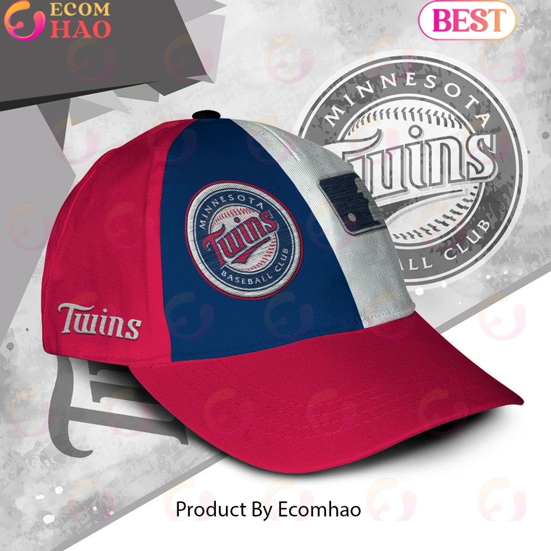 MLB Minnesota Twins Custom Name Embroidery Cap