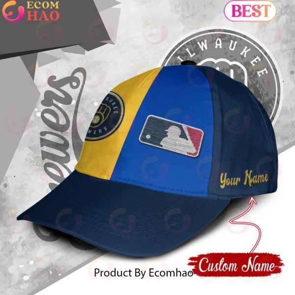 MLB Milwaukee Brewers Custom Name Embroidery Cap