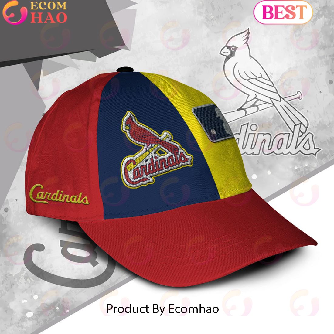 MLB St Louis Cardinals Custom Name Embroidery Cap