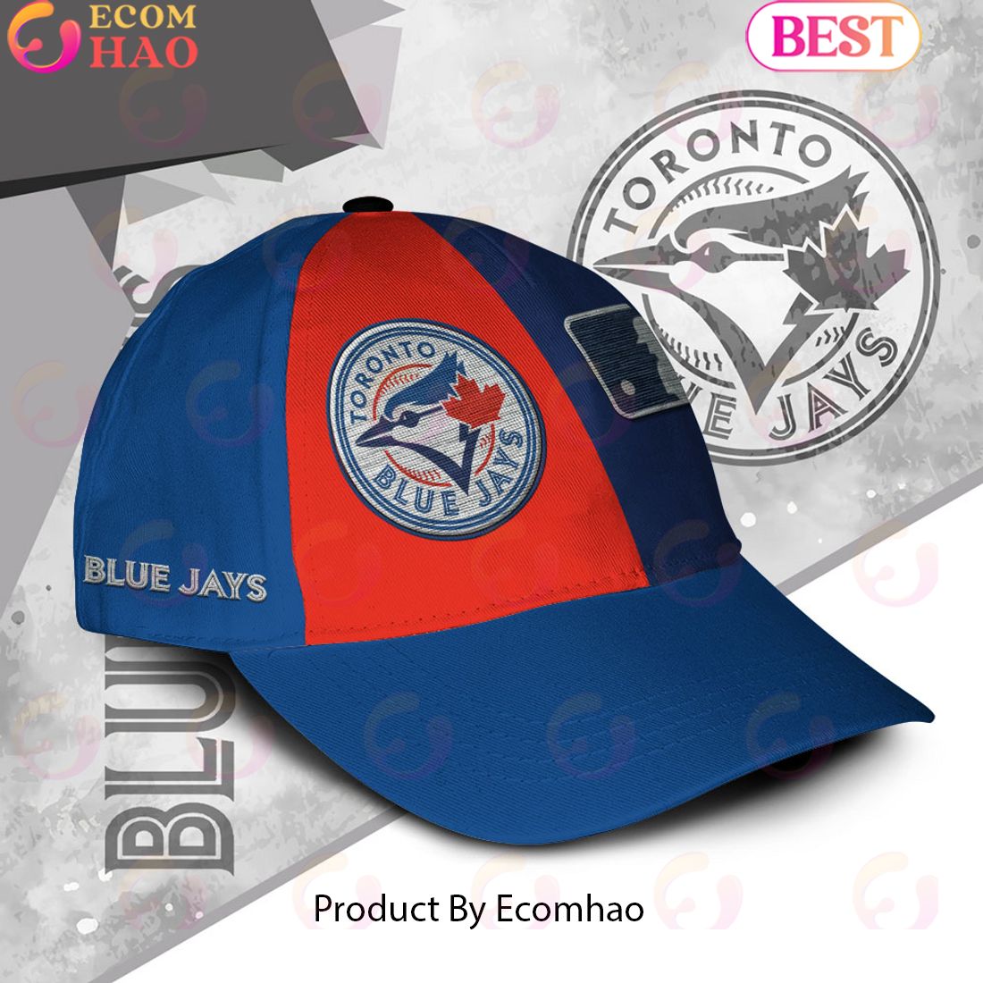 MLB Toronto Blue Jays Custom Name Embroidery Cap