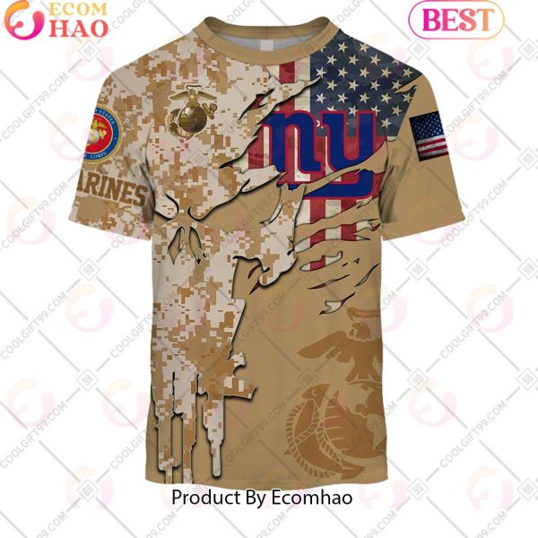 NFL New York Giants Special Marine Camo Design 3D Hoodie