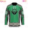 Buffalo Bandits St Patrick Day Custom Name Custom Number Team Jersey Hockey Jersey