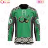 Buffalo Bandits St Patrick Day Custom Name Custom Number Team Jersey Hockey Jersey