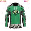 Las Vegas Desert Dogs St Patrick Day Custom Name Custom Number Team Jersey Hockey Jersey Las Vegas Desert Dogs St Patrick Day Custom Name Custom Number Team Jersey Hockey Jersey