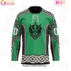 Rochester Knighthawks St Patrick Day Custom Name Custom Number Team Jersey Hockey Jersey Rochester Knighthawks St Patrick Day Custom Name Custom Number Team Jersey Hockey Jersey