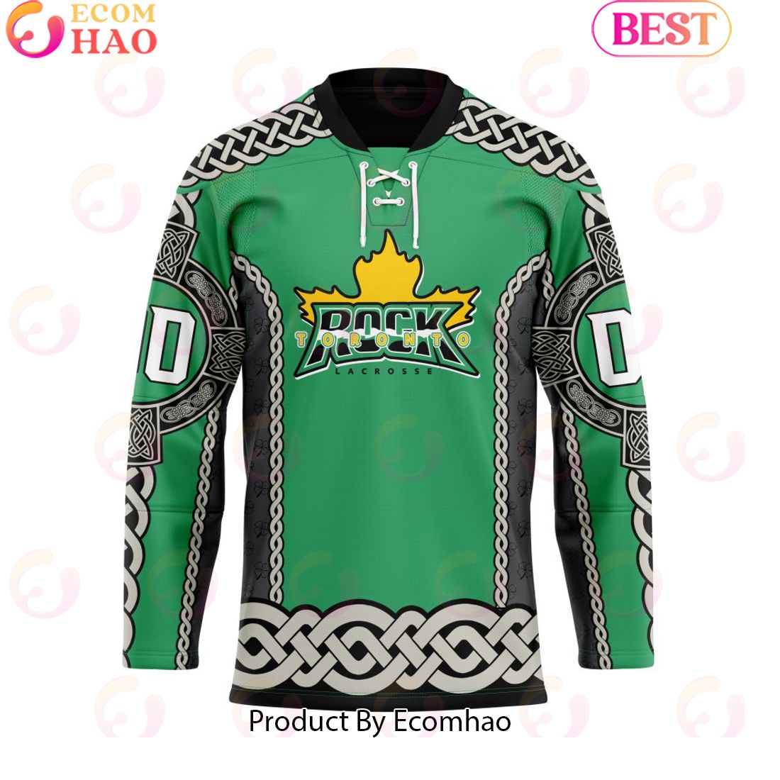 Toronto Rock St Patrick Day Custom Name Custom Number Team Jersey Hockey Jersey