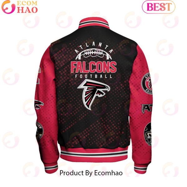 Atlanta Falcons National Football League Pattern Baseball Jacket