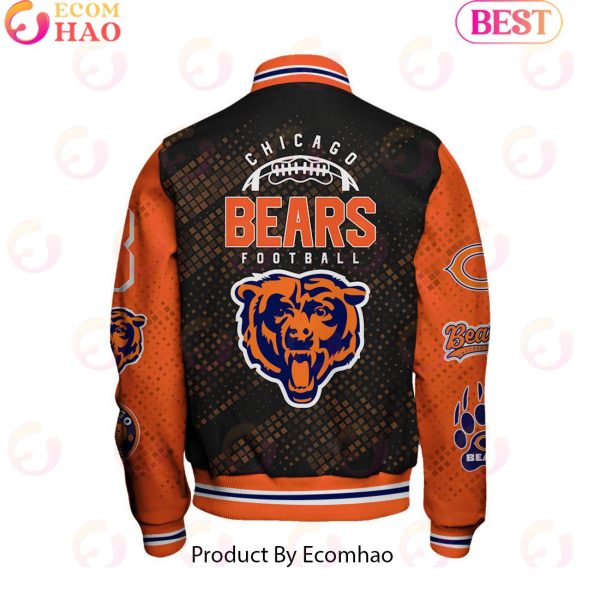 Chicago Bears National Football League Pattern Baseball Jacket