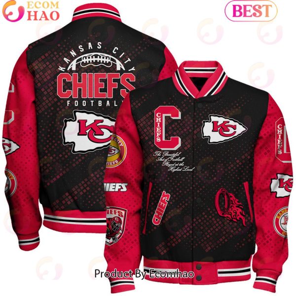 Kansas City Chiefs National Football League Pattern Baseball Jacket