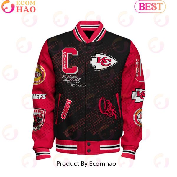 Kansas City Chiefs National Football League Pattern Baseball Jacket