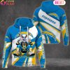Custom Name NFL Las Vegas Raiders Bugs Bunny Sport Clothing 3D Hoodie