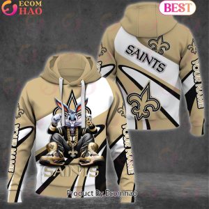 Custom Name NFL New Orleans Saints Bugs Bunny Sport Clothing 3D Hoodie Custom Name NFL New Orleans Saints Bugs Bunny Sport Clothing 3D Hoodie