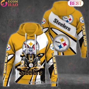 Custom Name NFL Pittsburgh Steelers Bugs Bunny Sport Clothing 3D Hoodie Custom Name NFL Pittsburgh Steelers Bugs Bunny Sport Clothing 3D Hoodie