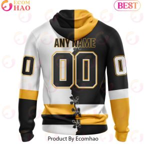 Custom OHL Kingston Frontenacs Mix Home And Away Jersey Personalized Letters Number Hoodie