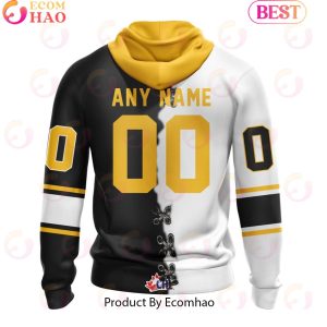 Custom OHL Sarnia Sting Mix Home And Away Jersey Personalized Letters Number Hoodie