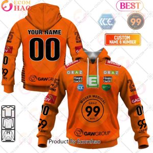 ICEHL Graz 99ers Home Jersey Style 3D Hoodie ICEHL Graz 99ers Home Jersey Style 3D Hoodie