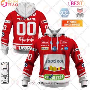 ICEHL HC Bozen Bolzano Foxes Home Jersey Style 3D Hoodie ICEHL HC Bozen Bolzano Foxes Home Jersey Style 3D Hoodie