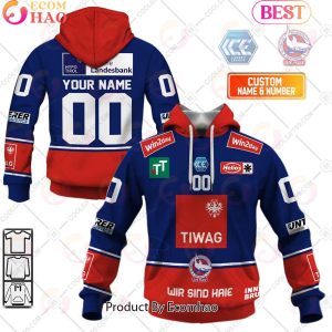 ICEHL HC TWK Innsbruck Home Jersey Style 3D Hoodie ICEHL HC TWK Innsbruck Home Jersey Style 3D Hoodie