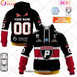 ICEHL Pioneers Vorarlberg Home Jersey Style 3D Hoodie ICEHL Pioneers Vorarlberg Home Jersey Style 3D Hoodie