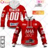 Deutsche Eishockey Liga Adler Mannheim Home Jersey Style 3D Hoodie Deutsche Eishockey Liga Adler Mannheim Home Jersey Style 3D Hoodie