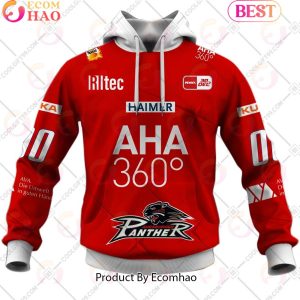 Deutsche Eishockey Liga Augsburger Panther Home Jersey Style 3D Hoodie Deutsche Eishockey Liga Augsburger Panther Home Jersey Style 3D Hoodie