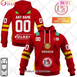 Deutsche Eishockey Liga Dusseldorfer EG Home Jersey Style 3D Hoodie Deutsche Eishockey Liga Dusseldorfer EG Home Jersey Style 3D Hoodie