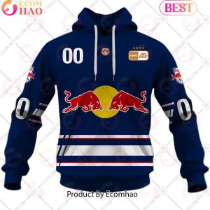 Deutsche Eishockey Liga EHC Red Bull Munchen Home Jersey Style 3D Hoodie Deutsche Eishockey Liga EHC Red Bull Munchen Home Jersey Style 3D Hoodie