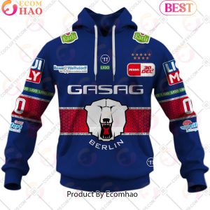 Deutsche Eishockey Liga Eisbaren Berlin Home Jersey Style 3D Hoodie Deutsche Eishockey Liga Eisbaren Berlin Home Jersey Style 3D Hoodie