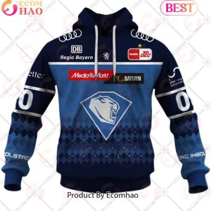 Deutsche Eishockey Liga ERC Ingolstadt Home Jersey Style 3D Hoodie Deutsche Eishockey Liga ERC Ingolstadt Home Jersey Style 3D Hoodie